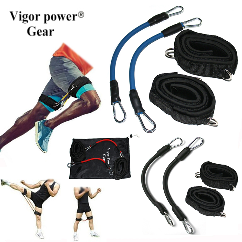 Running Gear Parts - Resistência tubos com cintas de tornozelo,