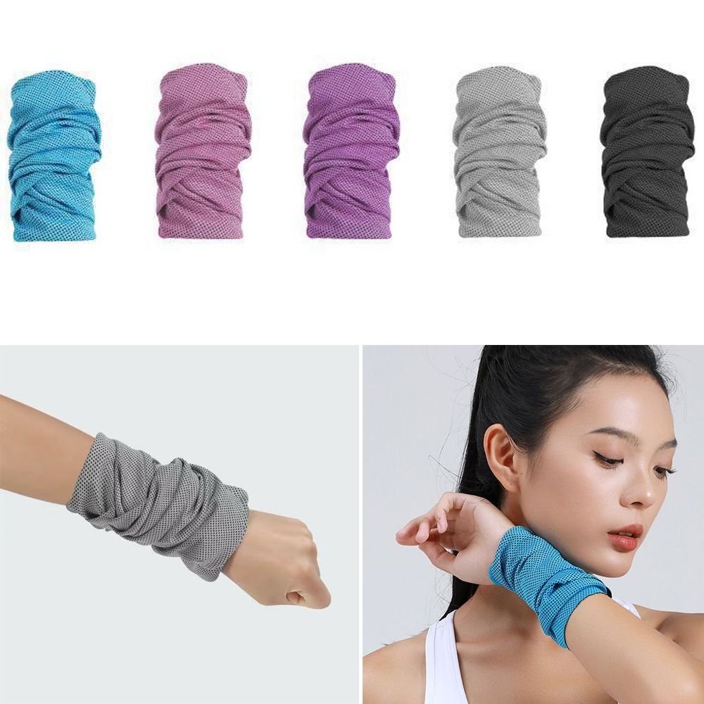 Sweat Band Wrist - Toalha de pulso portátil de fibra