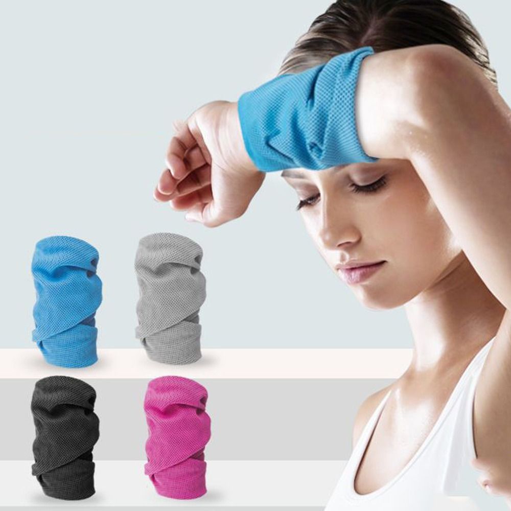 Sweat Band Wrist - Toalha de pulso esportiva de fibra
