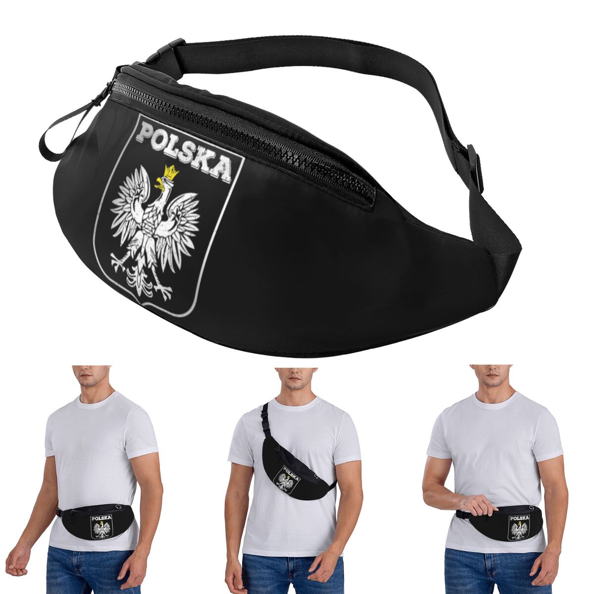 Running Gear Logos - Bolsa de cintura crossbody polska logotipo
