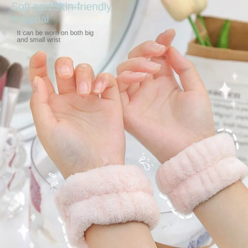 Sweat Band Wrist - 2 pçs moda lavagem rosto e