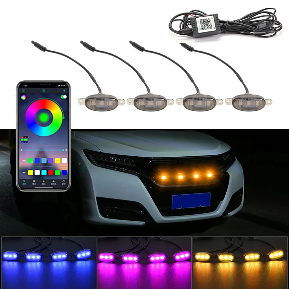 Running Gear Accessories - Grade dianteira do carro led iluminação