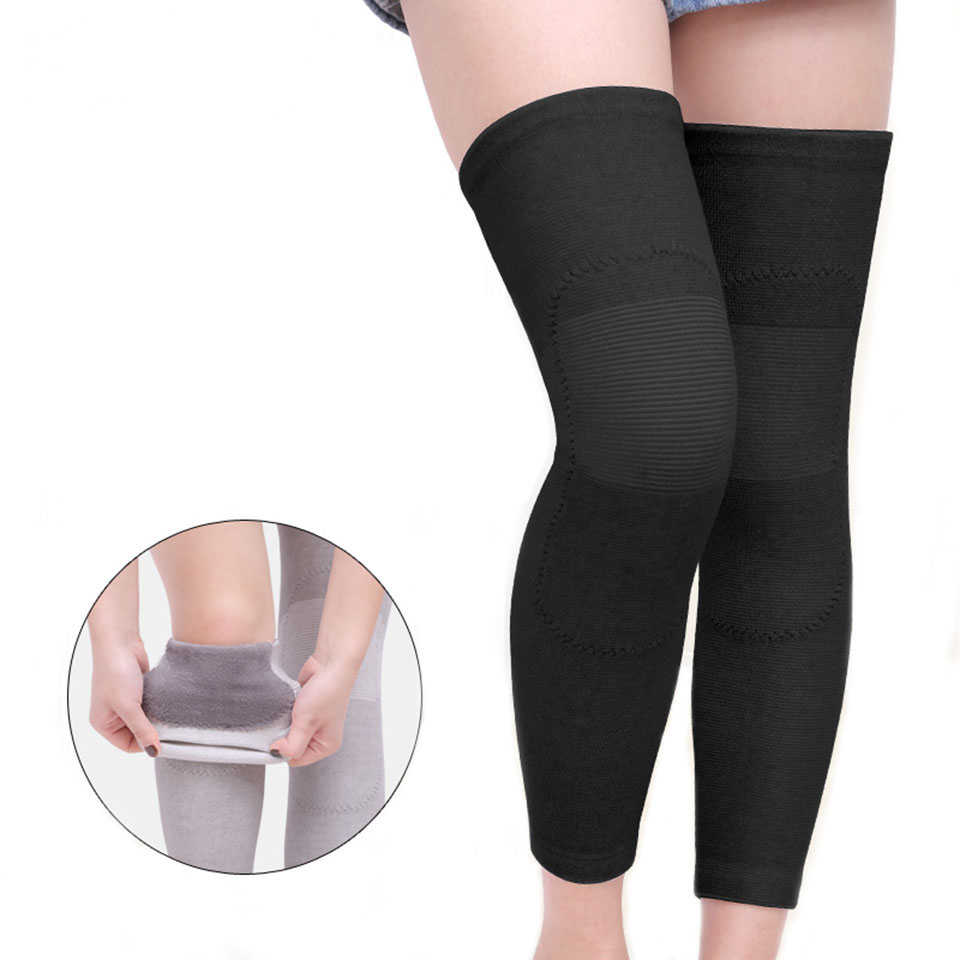 Running Gear For Knee Pain - 1 par longo inverno quente joelheiras