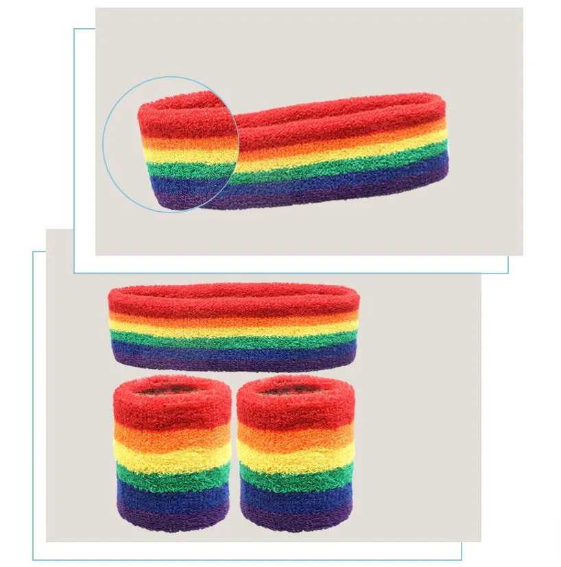 Conjunto de Faixa de Cabeça e  - Sweat Band Wrist avaliação e preço