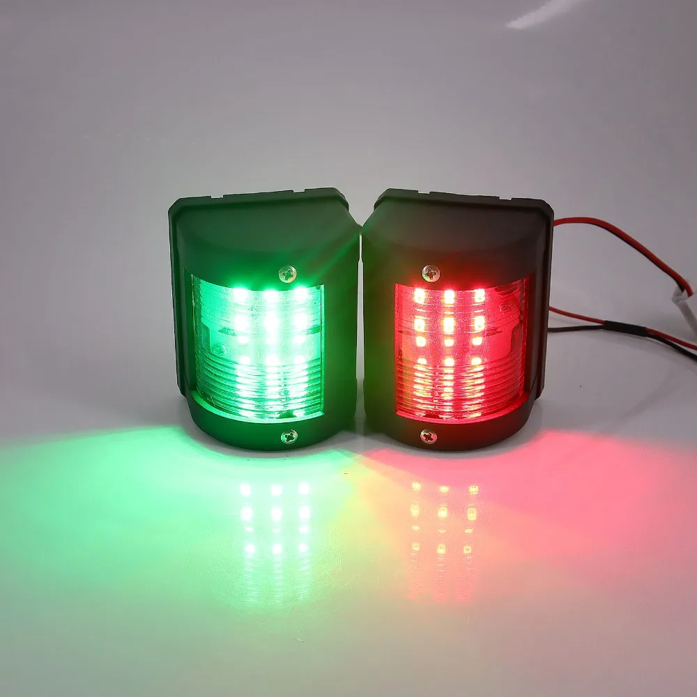 1/2 pçs led luz de sinal naveg - Running Gear Boat avaliação e preço