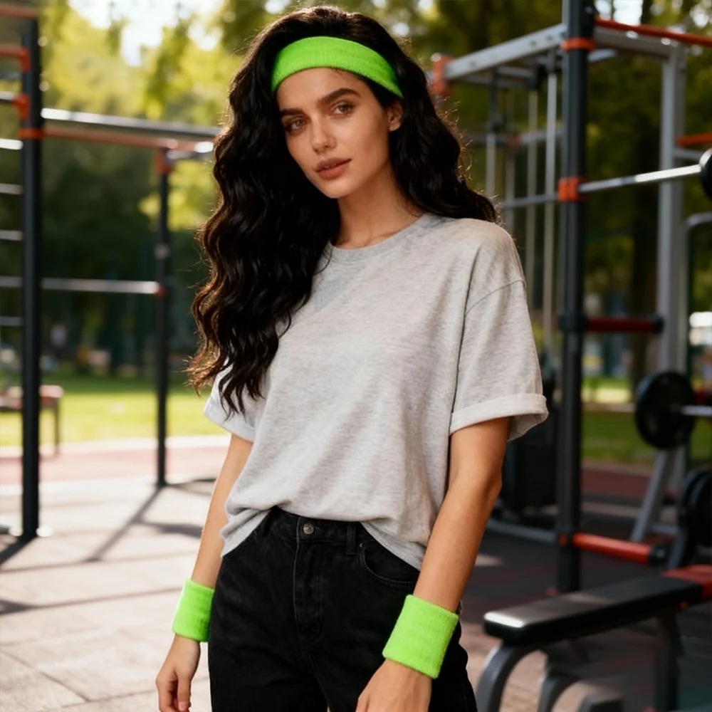 Faixas de Pulso de Terry Multi - Sweat Band Wrist avaliação e preço