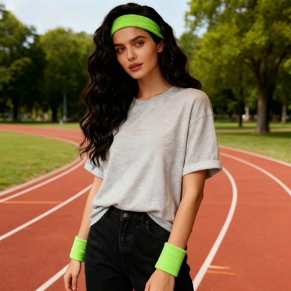 Faixas de Pulso de Terry Multi - Sweat Band Wrist avaliação e preço